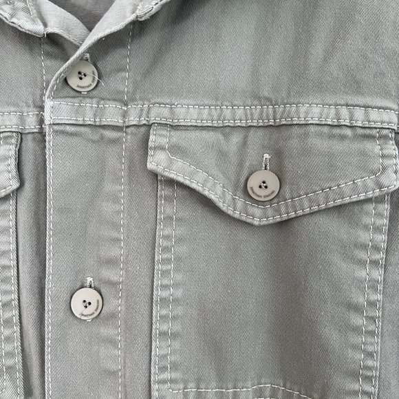 Jonathan Simkhai Green Darcy Cotton Twill Cargo Utilitarian Playsuit Romper S - Picture 6 of 8